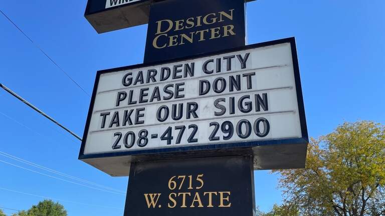 This sign made Boiseans laugh and cry for 17 years. Now Garden City wants it ‘removed’?