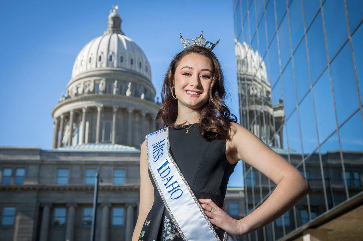 Nina Forest, 21, is the reigning Miss Idaho in 2018.
