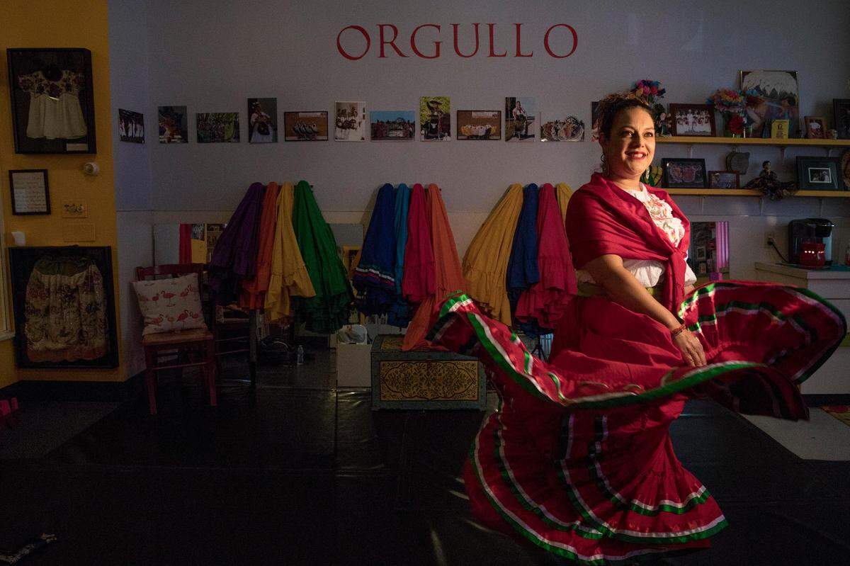 Monique Michel-Duarte, 44, is the director of Ballet Folklorico Mexico Lindo and director of education at Caldwell Fine Arts.