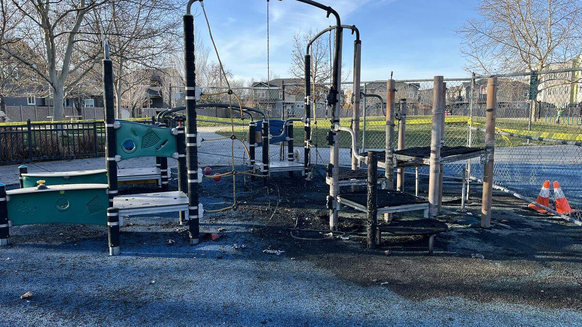 The Garden City Police Department and Boise firefighters responded to a playground fire early Monday morning.