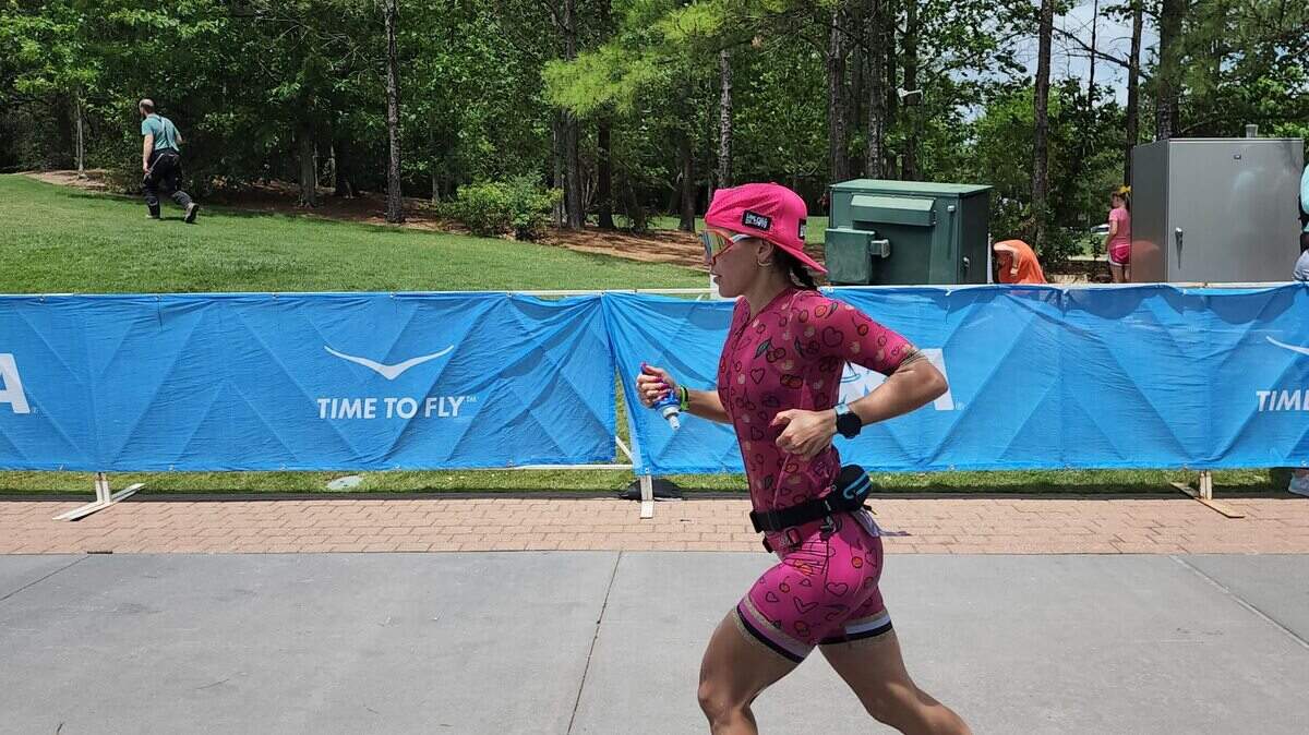 Eagle resident Carolyn Olsen will soon add professional triathlete to her resume after becoming the top female age group finisher at Ironman Texas 2022.