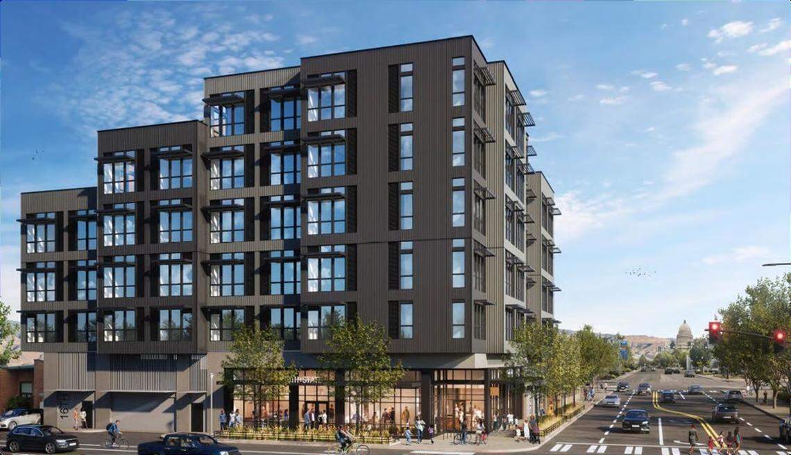 The city of Boise issued Seattle based developers Johnson and Carr a building permit in March to start building 16th and State apartments.