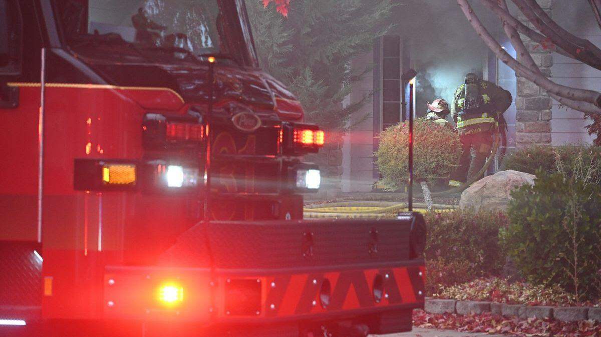 The Meridian Fire Department responded to a house fire Wednesday morning.