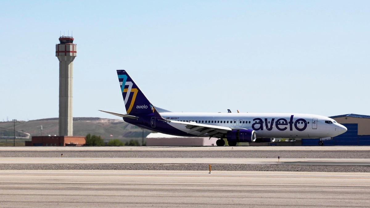 Avelo Airlines landed for the first time in Boise on Tuesday, May 24, 2022. The new low-cost airline will offer flights to Hollywood Burbank Airport in Southern California.
