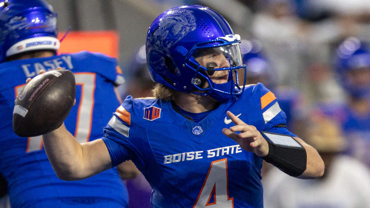 Boise State quarterback Maddux Madsen is averaging over 300 yards per game in three wins, with eight touchdown passes and just one interception. In two losses he has five turnovers and is averaging just 220 yards passing.