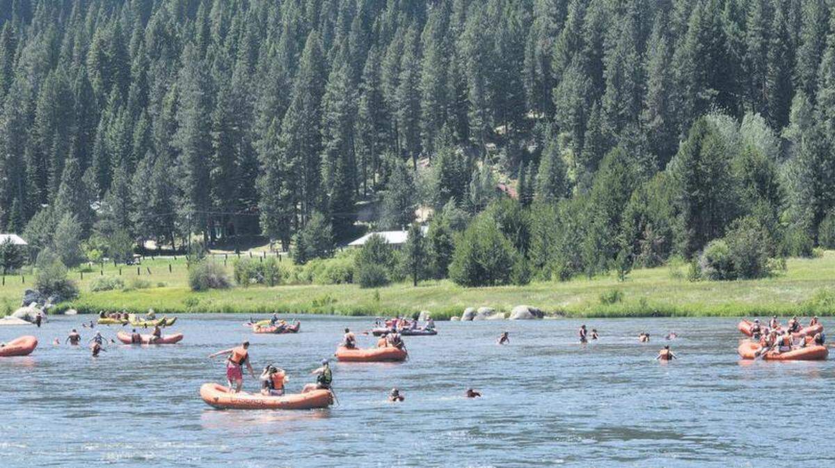 Cascade Raft and Kayak leads the majority of whitewater trips on the Payette River near Horseshoe Bend.