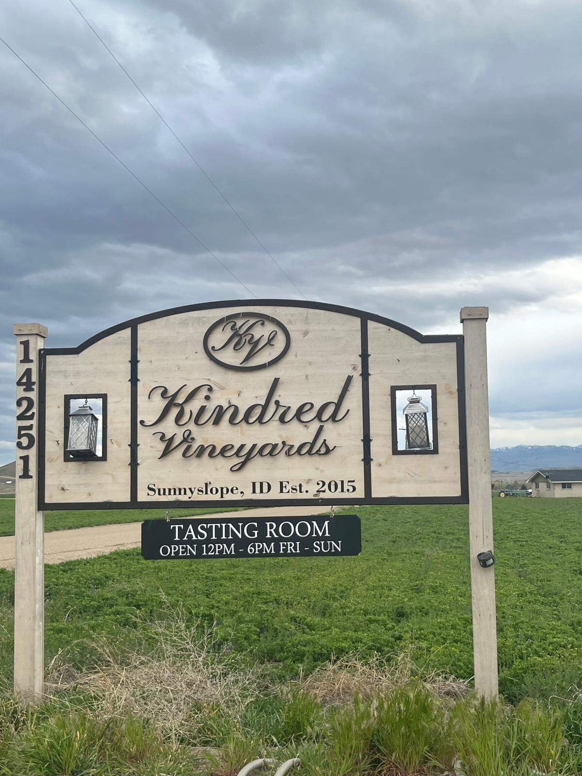 Vineyards at Kindred Vineyard on Caldwell’s Sunnyslope. Winemakers worry that home builders will soon take over the land in the region.