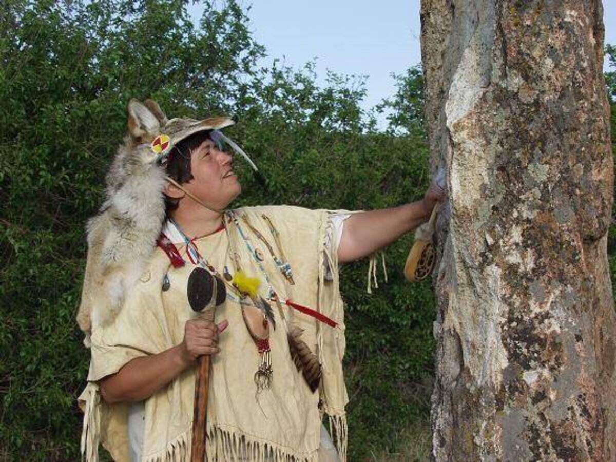 Coyote Short, one-half Paiute-Modoc and one-half French, is a geologist from Boise State University and volunteers at the Idaho Museum of Mining and Geology.