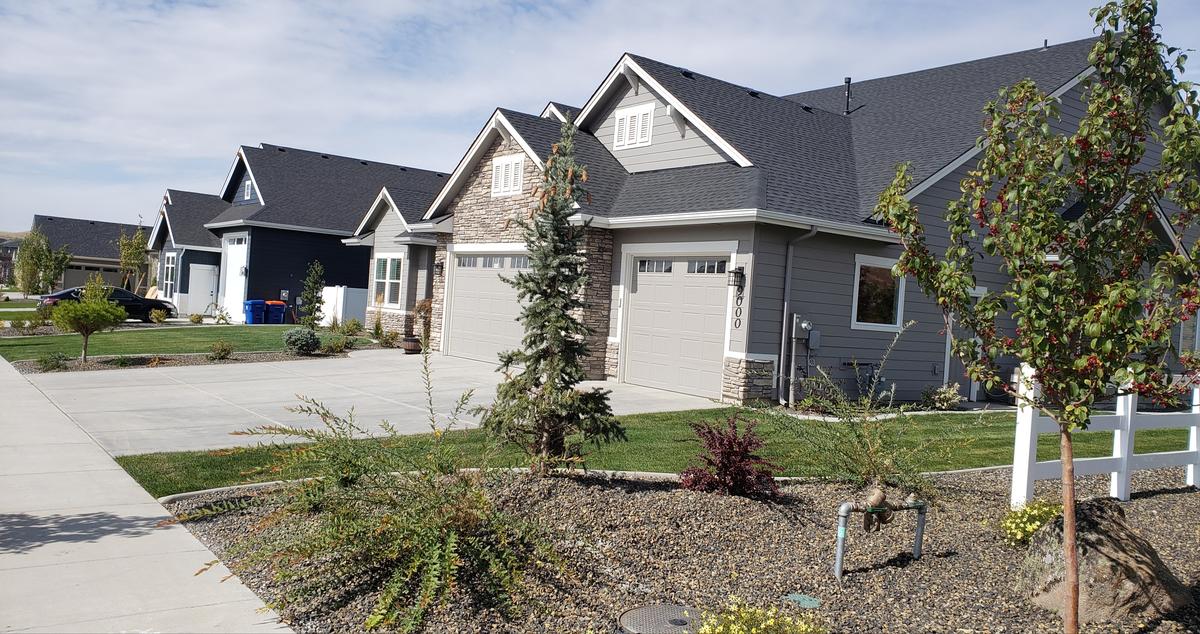 Homes on West Mirror Pond Drive in the Dry Creek Ranch development off Highway 55 have been completed.