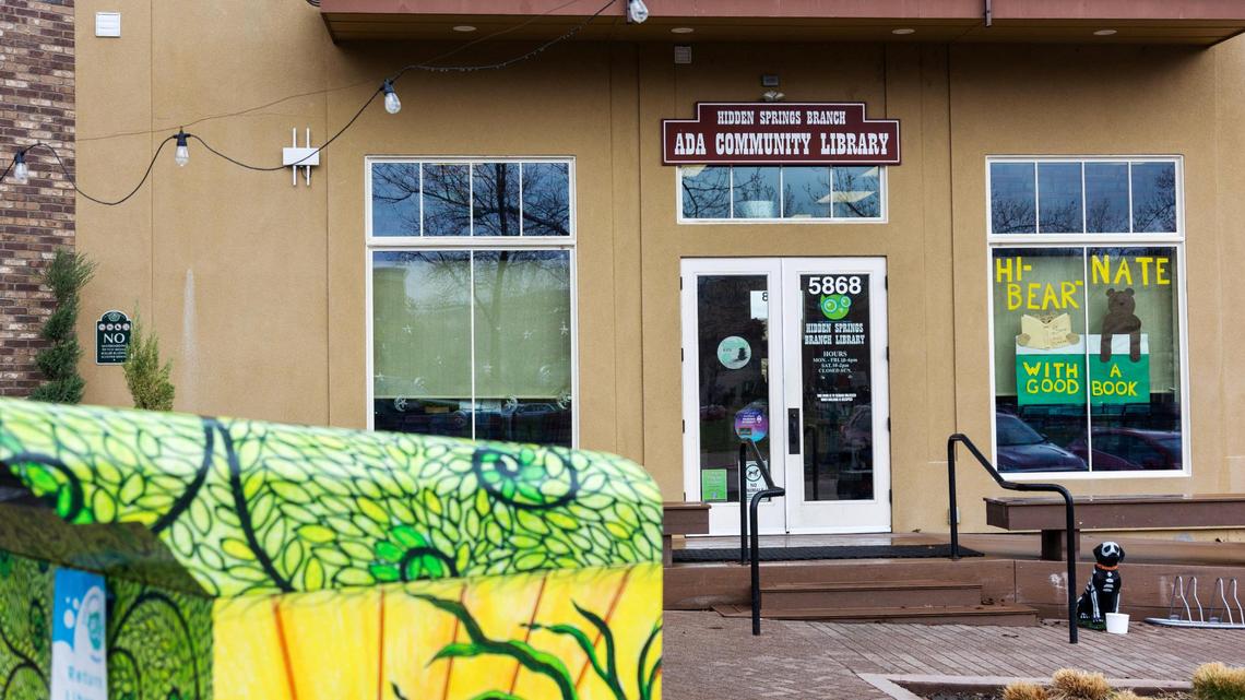 The Hidden Springs Branch of the Ada Community Library in Boise. The Ada Community Library system removed six books from its libraries that were deemed “harmful to minors.”