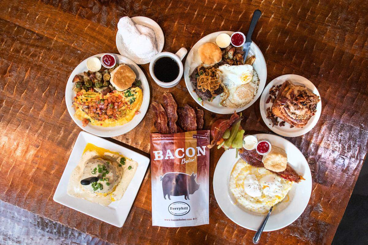 Restaurant customers who fall in love with signature Berryhill Bacon can walk out with a precooked bag to-go, or order it online.