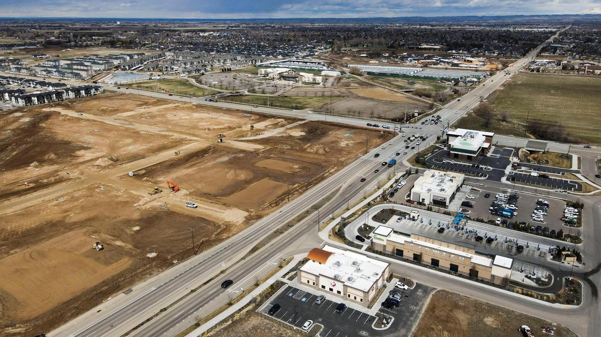 A multi-family development, called Outer Banks, is planned for this intersection at Ten Mile and Franklin Roads in Meridian.