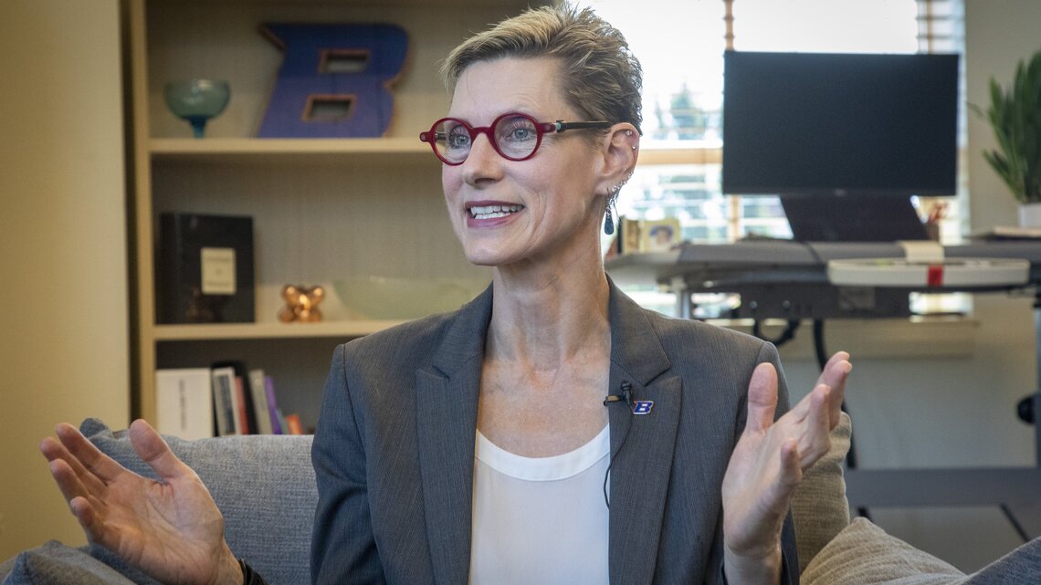 For Boise State’s new on-the-go president, ‘community matters’ in life, on campus