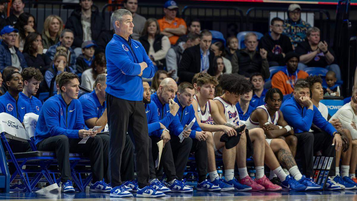 Boise State found themselves down early against Utah State in a Mountain West men's basketball game at ExtraMile Arena in Boise, Saturday, Jan. 10, 2026.