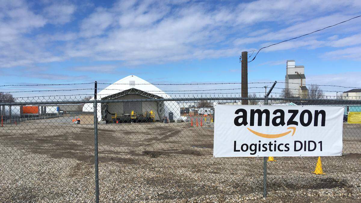 The Amazon logistics center in Nampa is a temporary solution for the online retailer until they build a 2.6 million square foot distribution center at the intersection of Star and Franklin Roads.