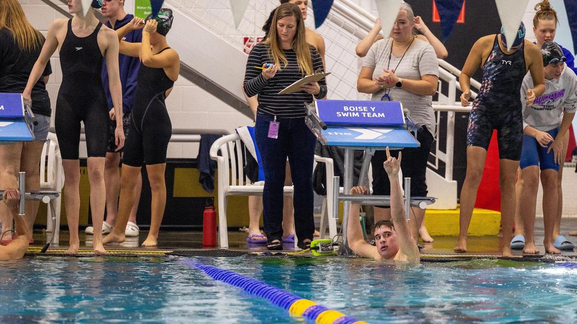Meridian’s Josh Hart is the reigning state champ in the 100 breaststroke.