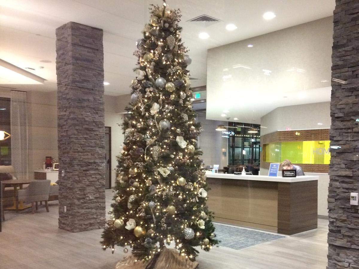 The lobby was empty except for the front-desk clerk early Tuesday evening, Dec. 14, at the new Home2Suites by Hilton Boise Downtown, 202 S. 6th St. One-person rooms were renting this week from $106 per night. The seven-story hotel is owned and operated by Raymond Management Co., which also owns the 186-room Hampton Inn & Suites at 495 S. Capitol Boulevard.