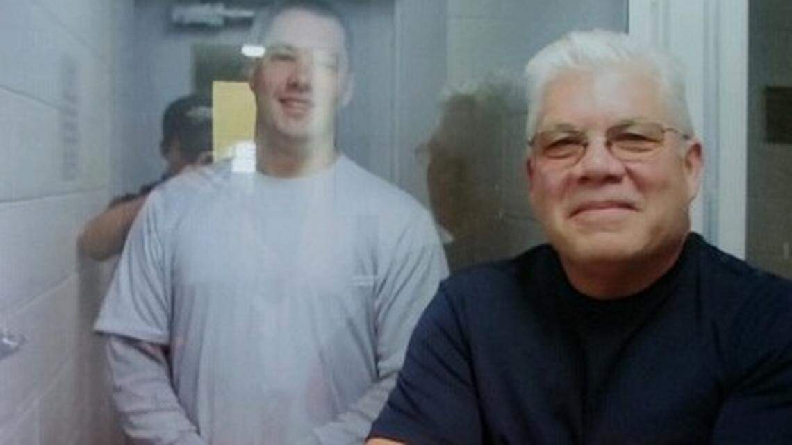 Bob Templin visits his son, Bobby Templin, at the Idaho Maximum Security Institution in Kuna. “My family, of course, they’re worried and they want to help and they don’t know what to do,” Bobby Templin told the Statesman. “And my dad, he’s a real good man, and I’m real blessed to have him advocate for me.”