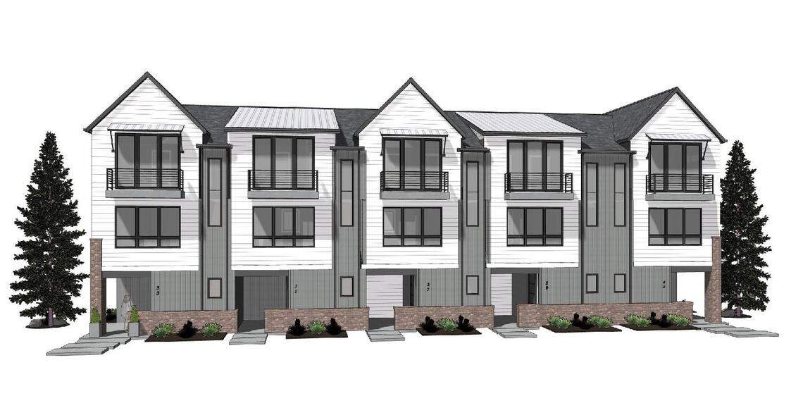 This rendering shows an example of a new building proposed at 2315 S. Broadway Ave. A developer is proposing to build 17 new townhouse units.