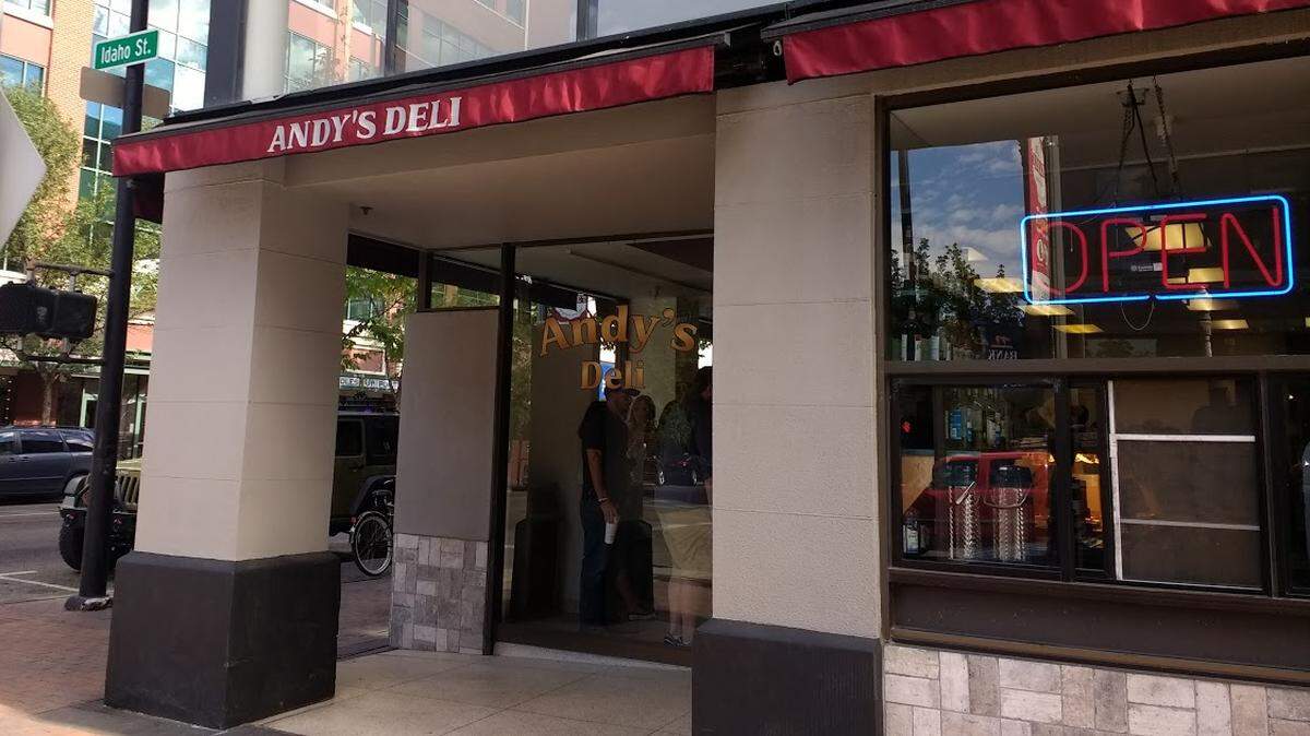 Customers were lined up inside Andy’s Deli in Downtown Boise on Friday, Sept. 14, at mid-morning.