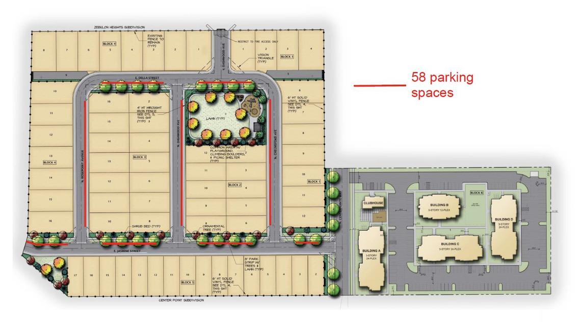 Boll Cook Investments has proposed building 66 single-family homes in addition to a 96-unit multifamily development.