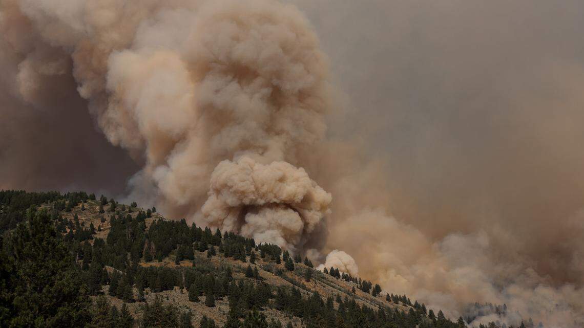 The Wapiti Fire was started by lightning on July 24, about 2 miles southwest of Grandjean. It has grown rapidly and is affecting area roads and recreation in the Sawtooths.