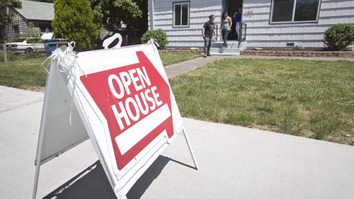 An open house on the Boise Bench, a real estate hot spot.