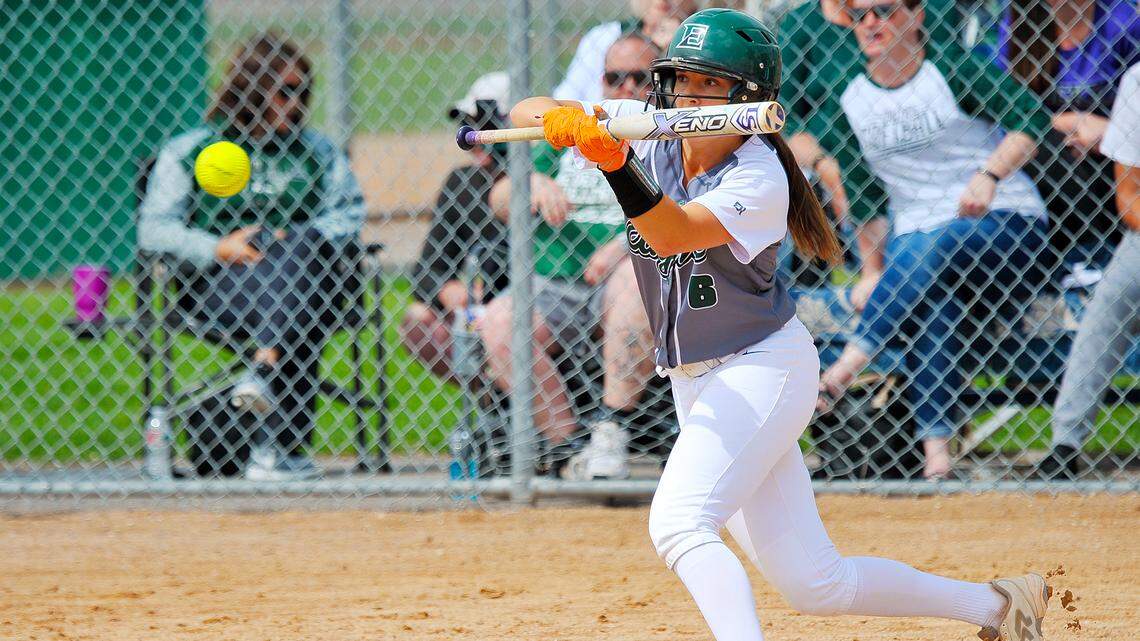 Eagle's Jaxie Klucewich was one of five Mustangs elected to the 5A SIC all-conference first team, including player of the year Gabi Peters.