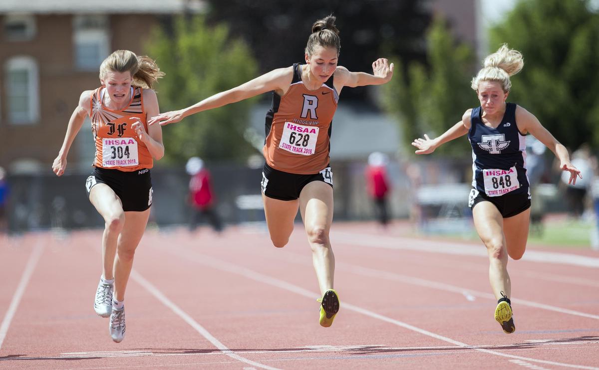 Ridgevue's Chloe Barylski is a threat to win the 100, 200 and 400 state championships this spring.