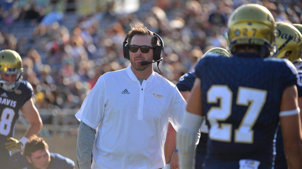 Boise State offensive coordinator Tim Plough spent the past three seasons leading the offense at UC Davis, which led the Big Sky Conference with 384.3 passing yards per game in 2017 and 322.8 per game in 2018.