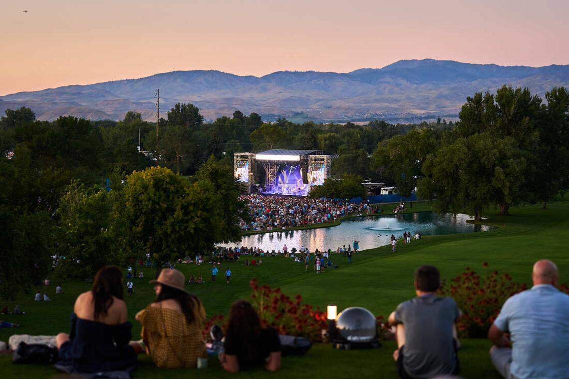 Concerts at the annual Albertsons Boise Open take place at scenic Hillcrest Country Club.