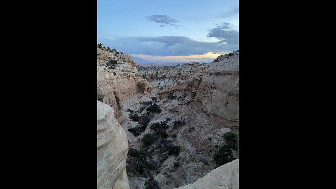 A climber fell 70 feet to his death in Farnsworth Canyon, the sheriff’s office said.