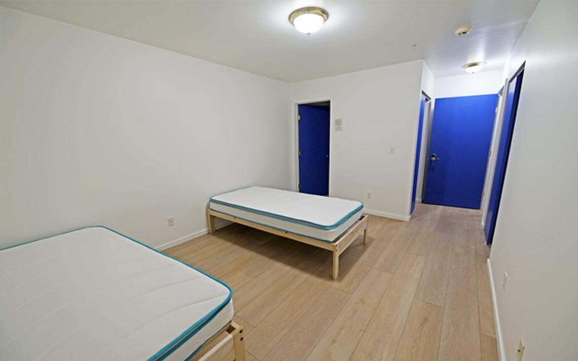 A bedroom in Hemlock House, the former assisted-living building in Sandpoint purchased and remodeled in 2021 by Schweitzer Mountain for use as affordable housing for winter and summer seasonal workers. Provided by Schweitzer.