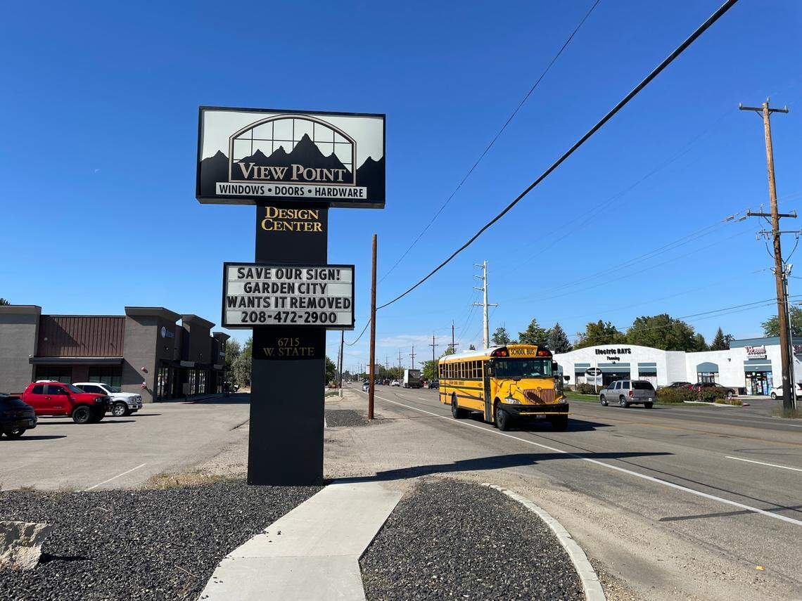 View Point’s sign is asking Idahoans for help.
