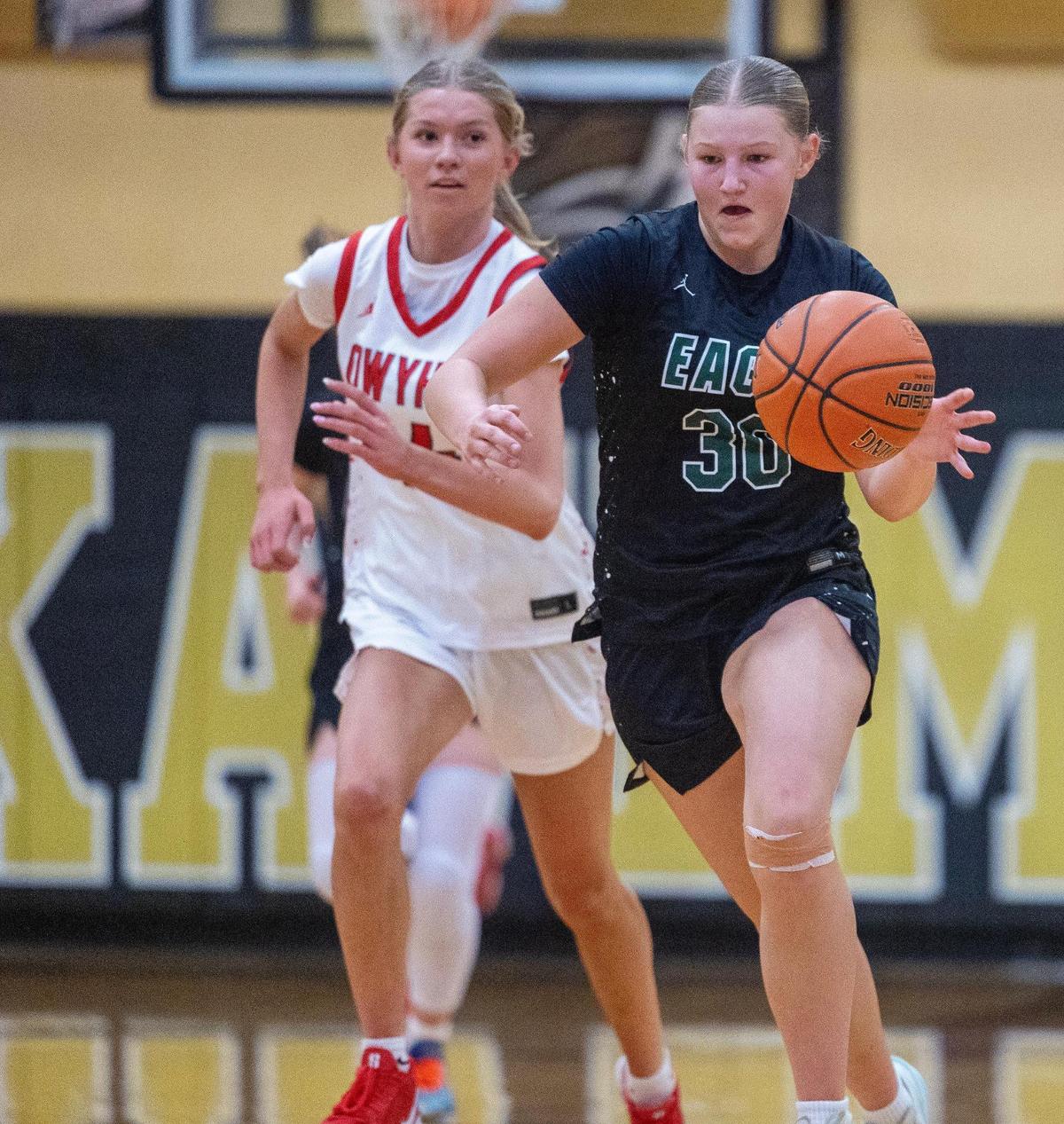 Berkley Jones and the Eagle girls basketball team were picked to finish first in a preseason poll of the league’s coaches.