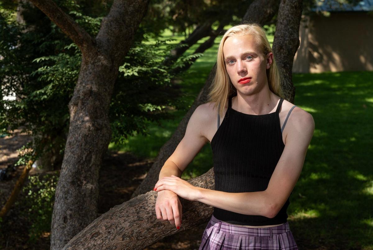 Liliana Rauer, 17, of Eagle, poses at Camels Back Park in Boise.