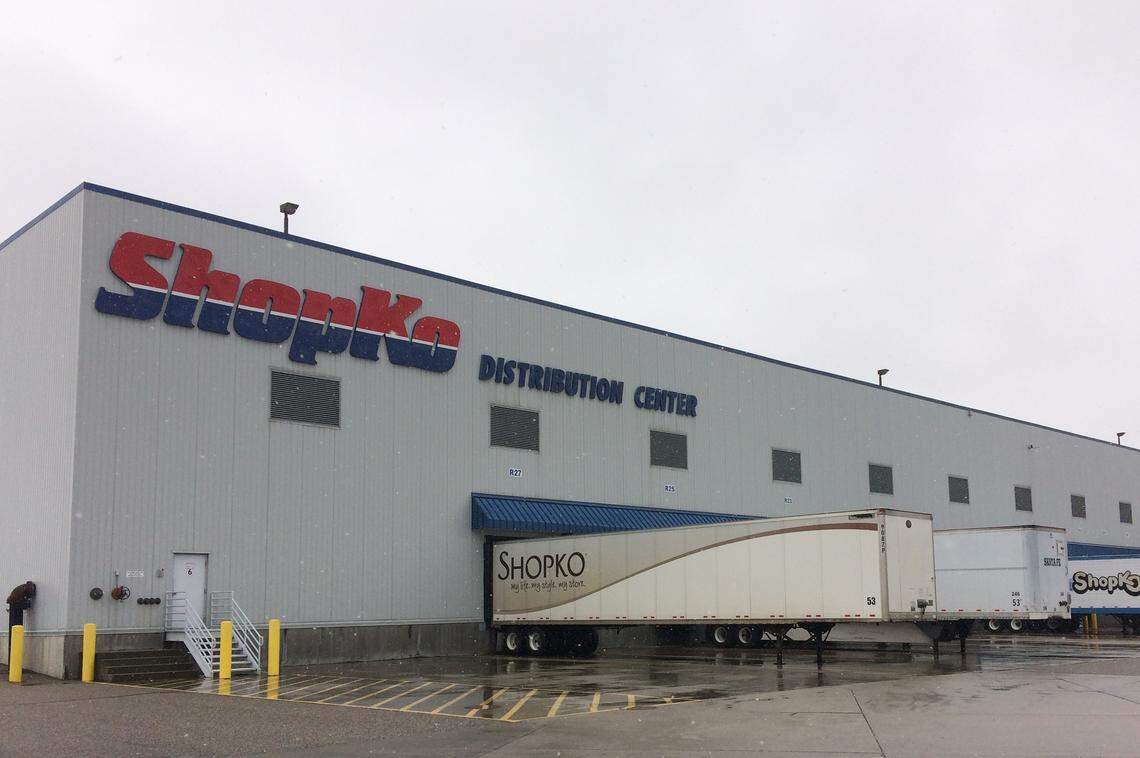 The Shopko regional distribution center in Boise, 1001 E. Gowen Road, during its final days in early 2019. A California developer just bought the center.