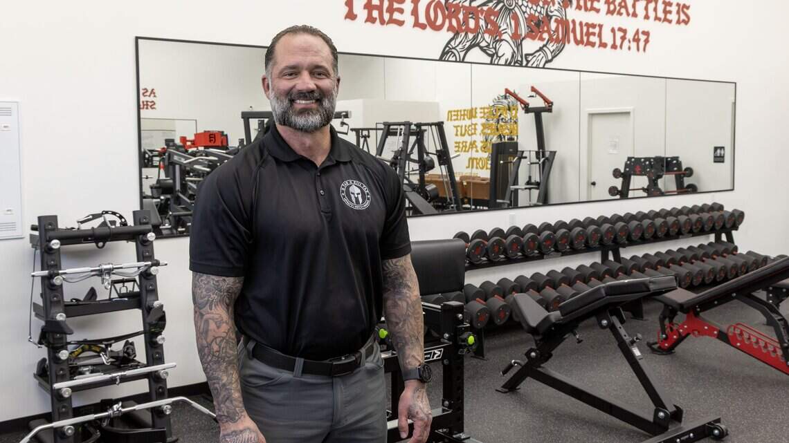 This men-only Idaho gym blends fitness and faith. See how
