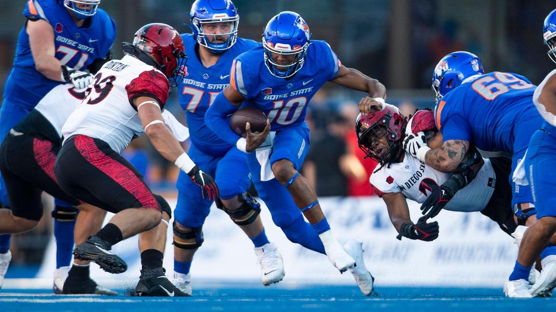 In runaway win, Boise State finds offensive ‘rhythm’ for beatdown of San Diego State