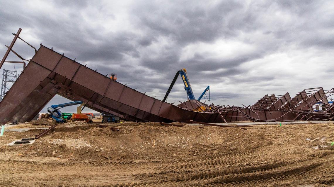 How high were the winds when Boise hangar collapsed? Here’s the weather as structure fell