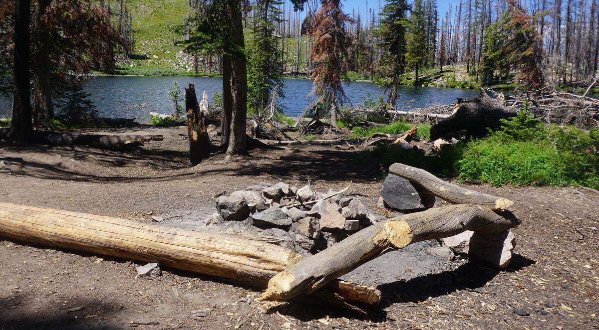 The most popular hikes at Jennie Lake in the Boise National Forest include overnight stays at one of the lake’s primitive campsites.