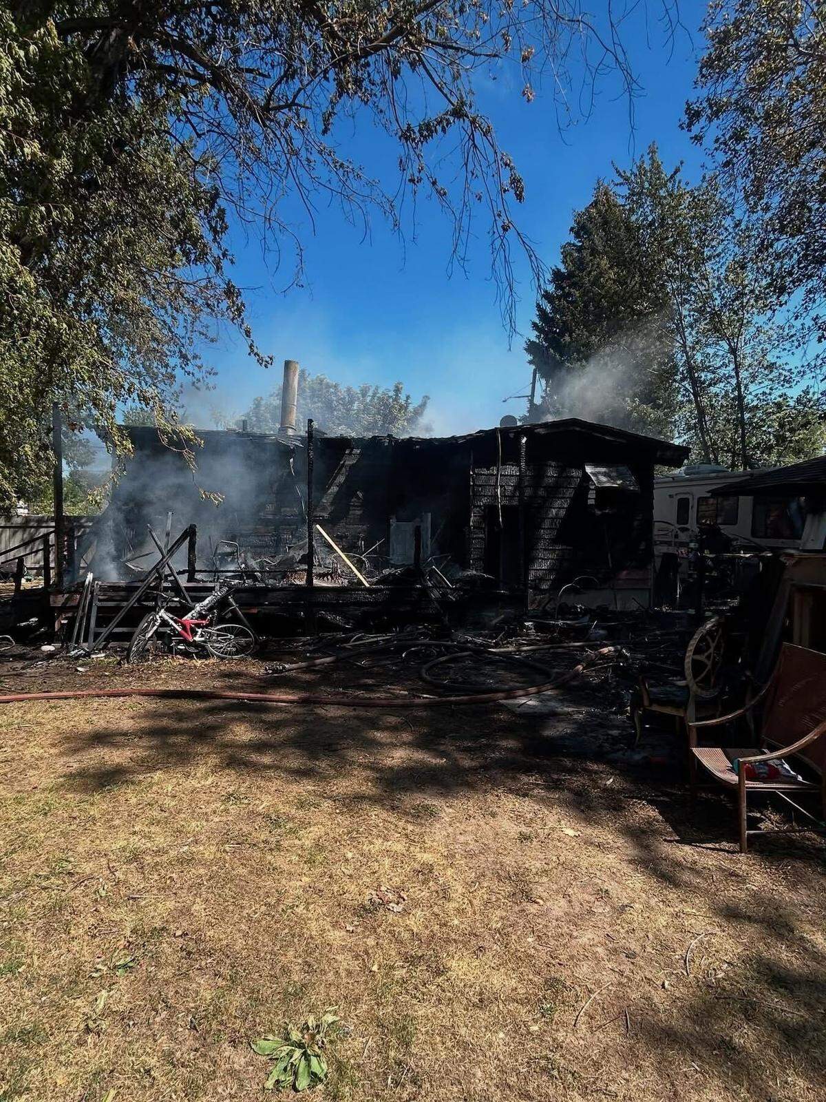 The Boise Fire Department responded to a structure fire in West Boise on Wednesday.