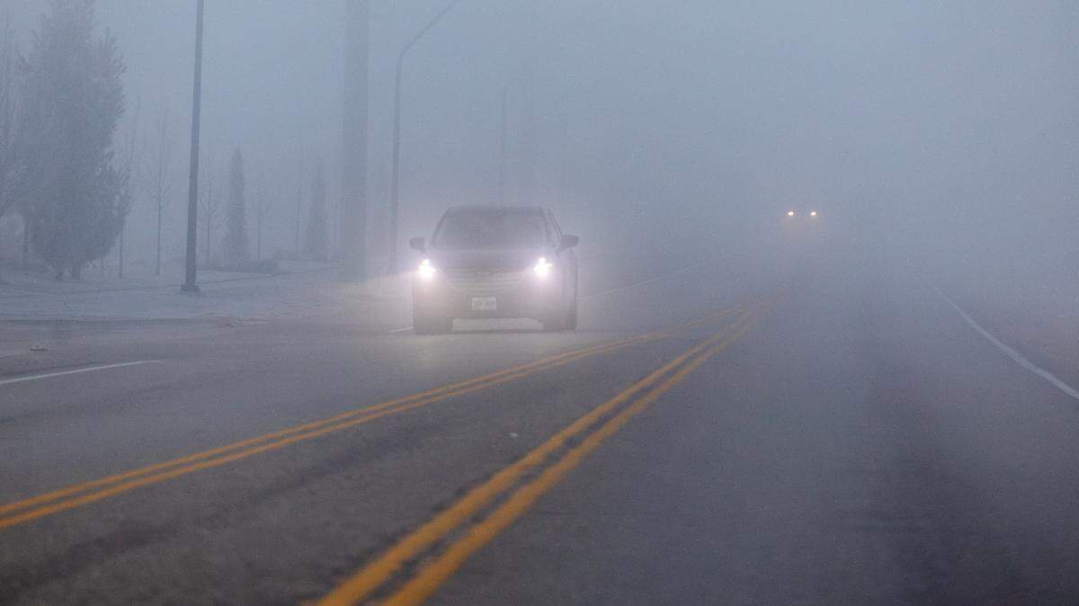 Frost covers the ground and and fog settles in the air Wednesday morning along Amity Road in Meridian.