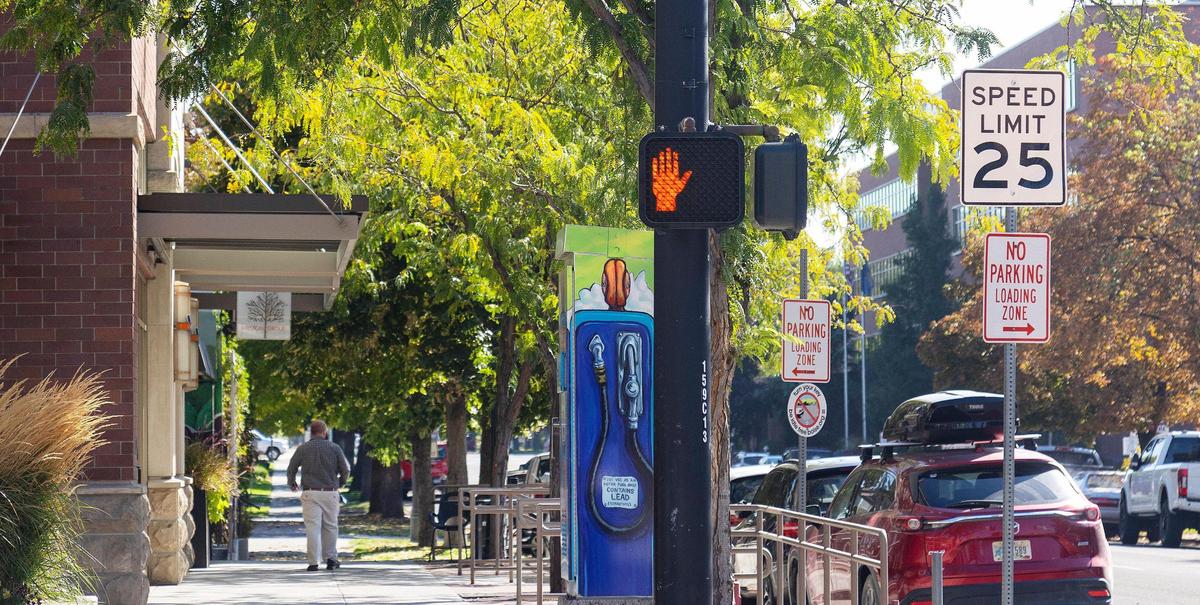 Main Street is 25 miles-per-hour east of 5th Street in downtown Boise.