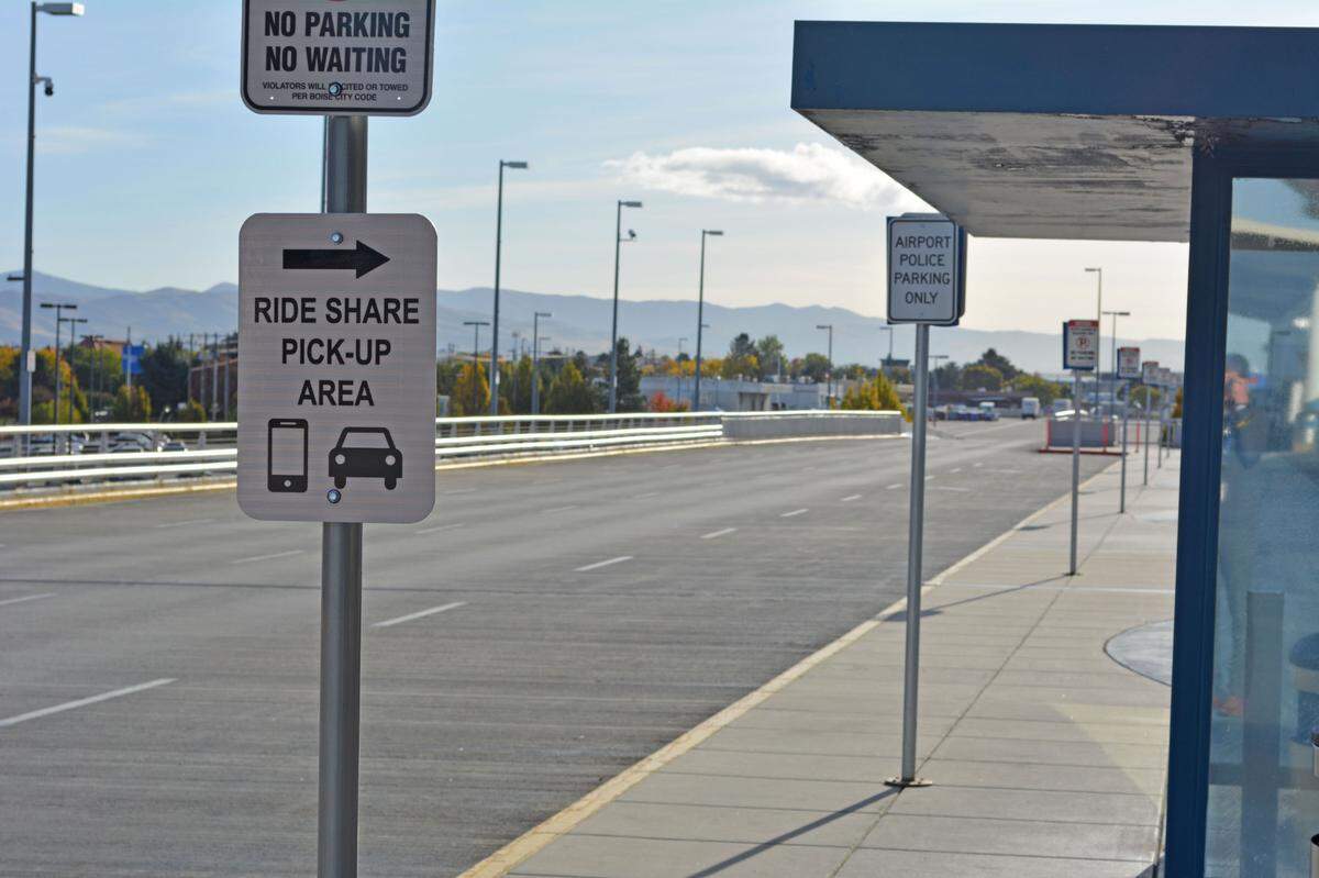 The Boise Airport is now directing rideshare users to the second floor, where riders are typically dropped off, to meet their drivers.