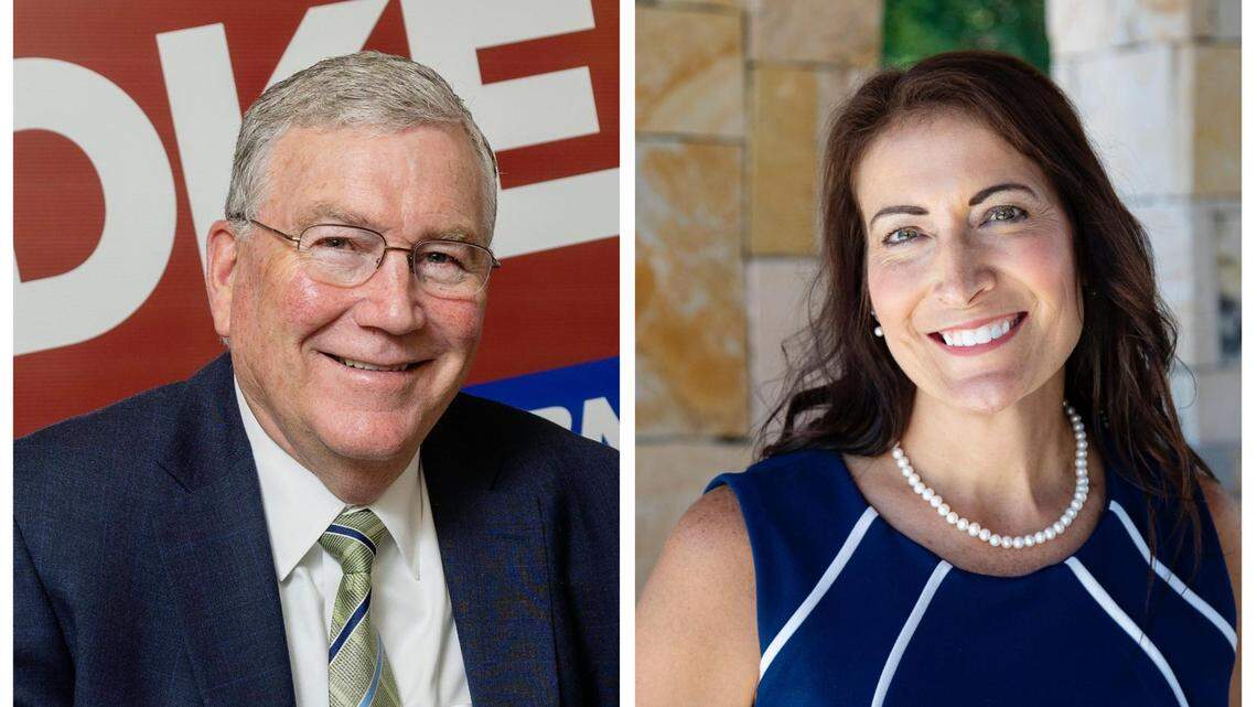House Speaker Scott Bedke (left) and Terri Pickens Manweiler (right) are running for lieutenant governor in the Nov. 8 general election.