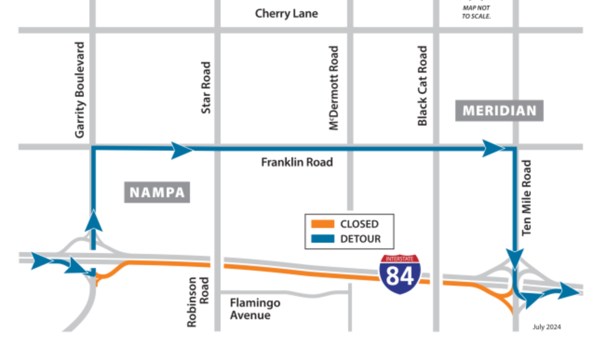A part of Interstate 84 will be closed next week. Here’s how drivers can get around the eastbound closure.