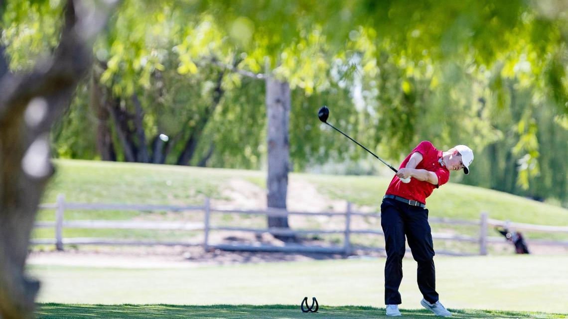 Boise’s Quinn Haigwood finished tied for seventh at the 5A District Three boys golf championship Tuesday at Boise Ranch, helping the Brave win the team title.