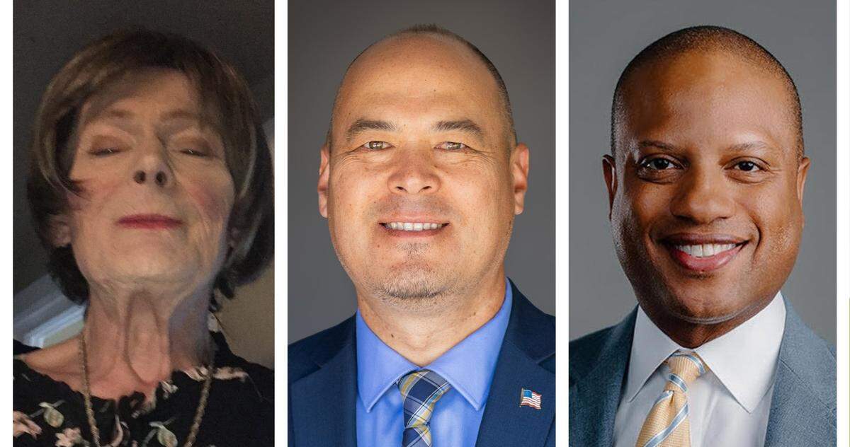 Nampa mayor candidates from left are Suzi Robinson, Rick Hogaboam and Eric Myricks.