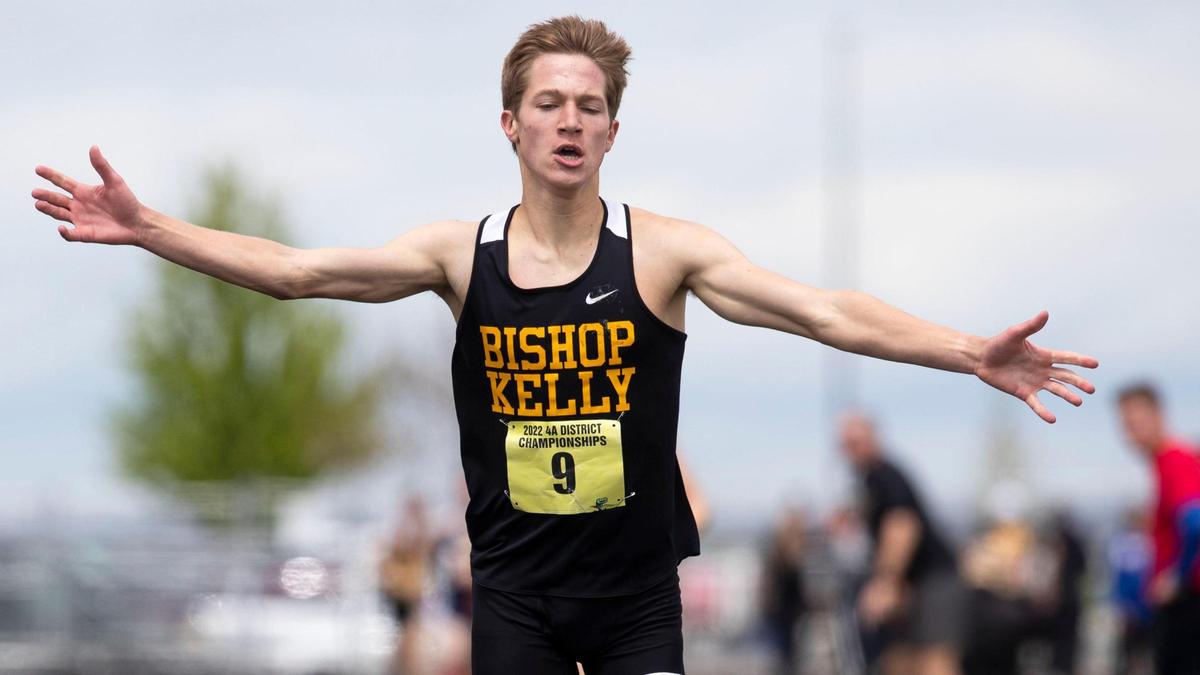 Bishop Kelly senior Austin Clough is the defending 4A district champ in three events.